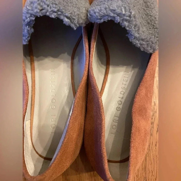 Lori Goldstein Greer Loafer Faux Shearling Suede 8M EUC! Bin A‎ - Picture 3 of 6